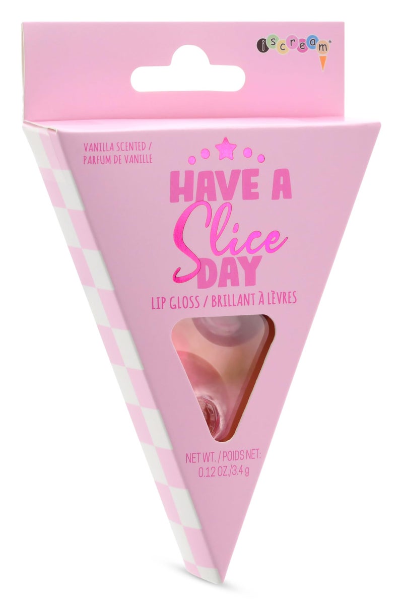 iscream Pizza Slice Shaped Vanilla Scented Solid Lip Gloss Trio - Image 5