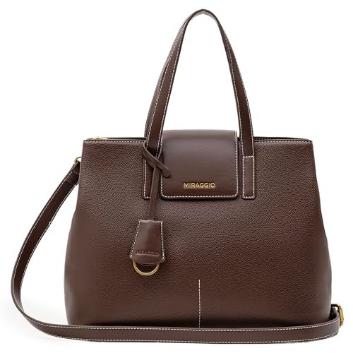 Miraggio Costa Satchel Handbags For Women | Top Handle Handbag For Women With Adjustable & Detachable Sling Strap - Image 1