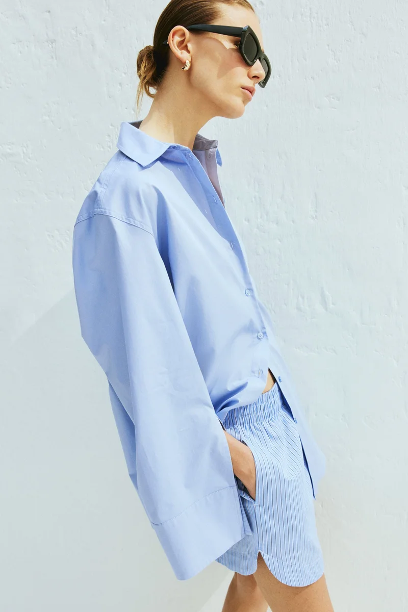 H&M Poplin shorts