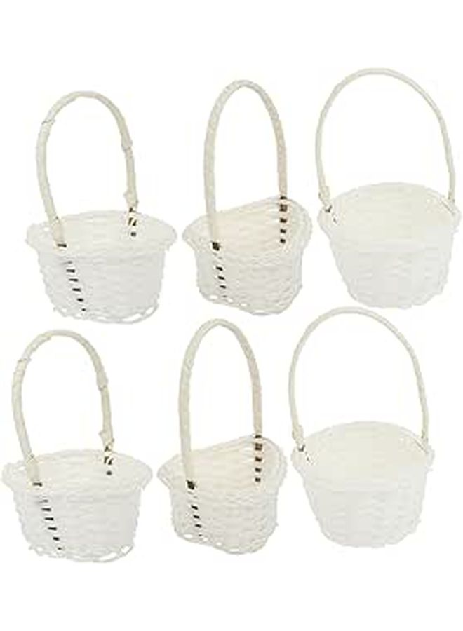 PRETYZOOM Mini Storage Basket Woven Organizer for Living Room Decor Photo Prop - Image 1