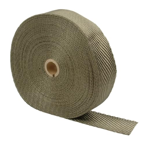Design Engineering 010133 Titanium Exhaust Heat Wrap with LR Technology, 1" x 100' Roll - Image 1