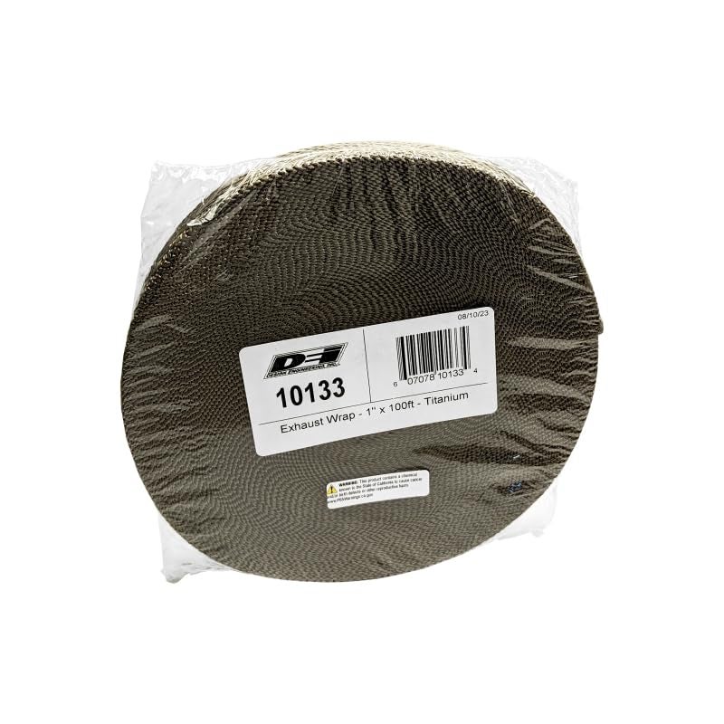 Design Engineering 010133 Titanium Exhaust Heat Wrap with LR Technology, 1" x 100' Roll - Image 5
