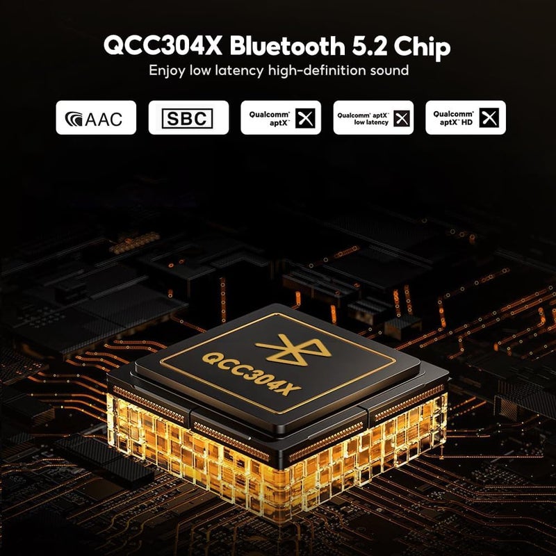 مكبر صوت AIYIMA D03 بتقنية Bluetooth 5.0، قوة 150 واط لكل منهما، نظام استريو عالي الجودة (2.1 قناة)، مكبر صوت رقمي بدقة 24 بت/192 كيلوهرتز، من الفئة D، يدعم تنسيق USB DAC، ويتميز بتقنيات الإرسال الضوئي وOLED، ويدعم استخدام السماعات الصوتية من نوع Subwoofer، مع وجود جهاز تحكم عن بعد (D03) - Image 4
