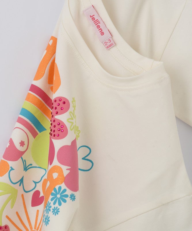 Jelliene GIRLS GRAPHIC T-SHIRT - Image 5