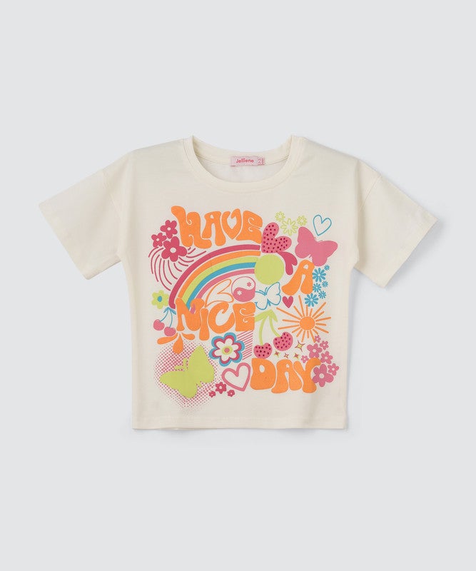 Jelliene GIRLS GRAPHIC T-SHIRT - Image 2