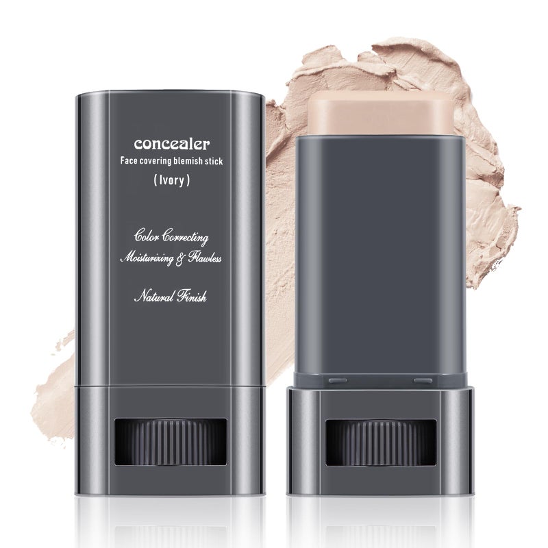 Apooliy Moisturizing Concealer Stick Full CoverageLight ConcealerLonglasting Under Eye ConcealCover Up Facial BlemishesDark Circle106oz