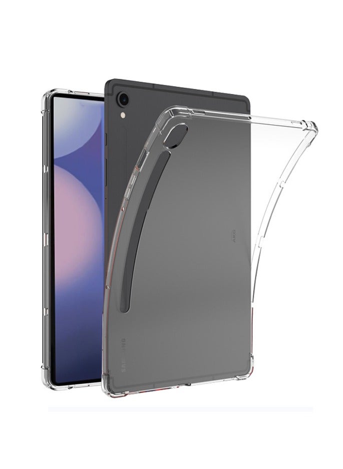 2 في 1 Samsung Galaxy Tab S10 Ultra / S9 Ultra / S8 Ultra حزمة الحماية - حالة مقاومة للصدمات واضحة جدا وحماية الشاشة من الحافة إلى الحافة ، حماية 360 درجة ، غطاء خلفي وحماية الشاشة لسامسونج Galaxy Tab S10 Ultra / S9 Ultra / S8 Ultra - Image 2