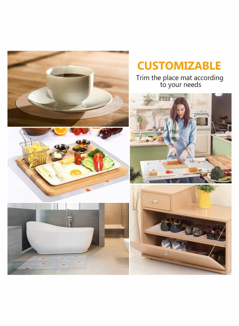 KASTWAVE Shelf Liner Drawer Liner Mats(23.6"X 79") - Image 5