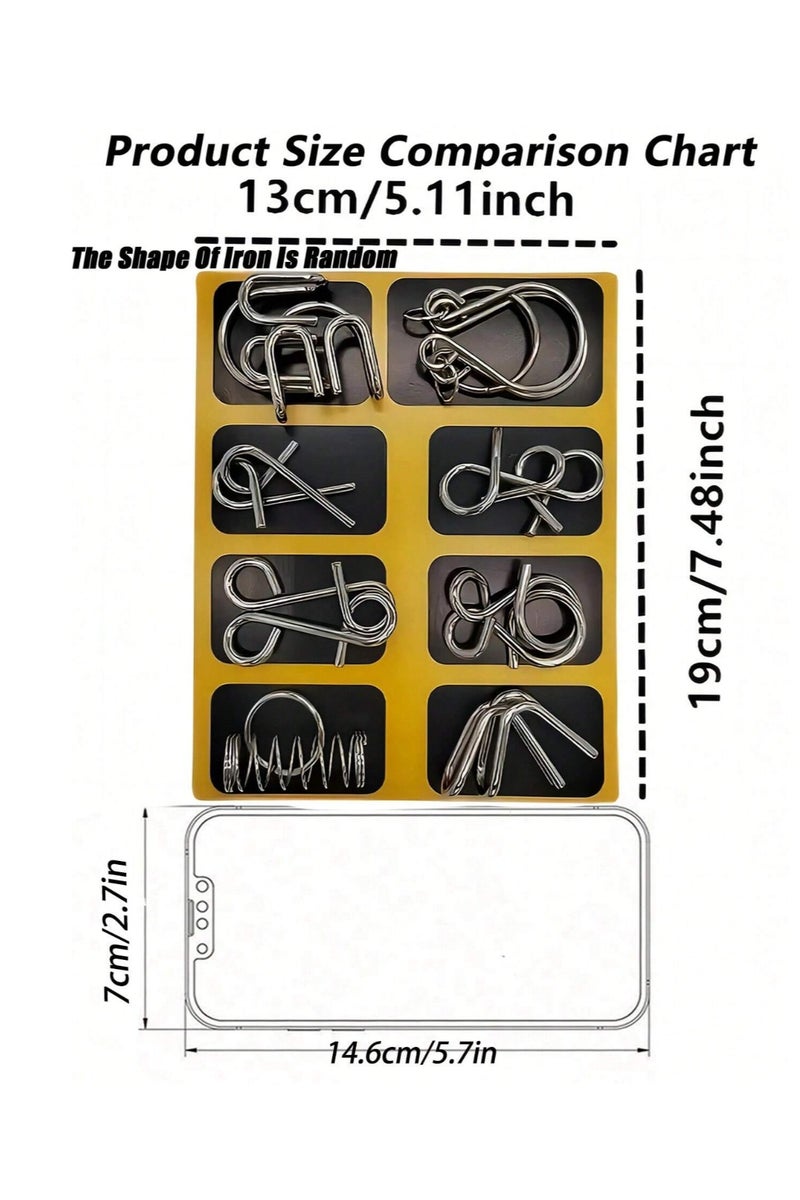 لعبة فك الاسلاك المعدنية ، لعبة فك الغاز ، العاب الغاز ، العاب فك الاشكال المعدنية ، لعبة فك الحدايد ، العاب فك الحديد عن بعض ، العاب افكار و تفكير و تسلية ، العاب تركيز و ذكا ، العاب احجية الفك و التركيب ، لعبة فك المعدن ، لعبه لغز احجيه  ، احاجي الألغاز ، العاب لغز فك الحدايد عن بعض و من ثم تركيبها ، العاب تحدي تناسب الكبار ، لعبة كبار مسلية ، العاب للبالغين للمناسبات و الفعاليات ، العاب تفك الحديدة و تركبها ، لعبة مميزة و مسليه للأذكياء ، الغاز اذكياء فك و تجميع ، لغز للذكي ، لعبة تناسب ان تكون هدية و بالإمكان استخدامها كهدية - لون اصفر - Image 2