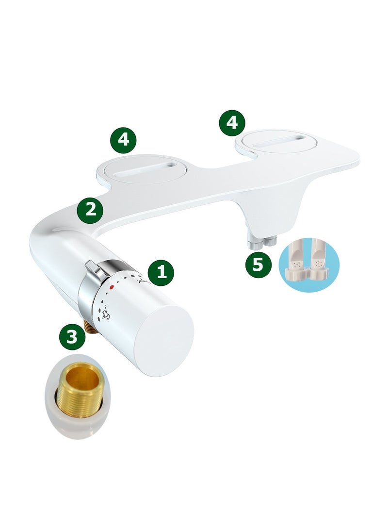 AROAQ BIDET Ultra-Thin Toilet Bidet Washing Artifact Cleansing Device Does not Require Electricity Smart Flusher - Image 2