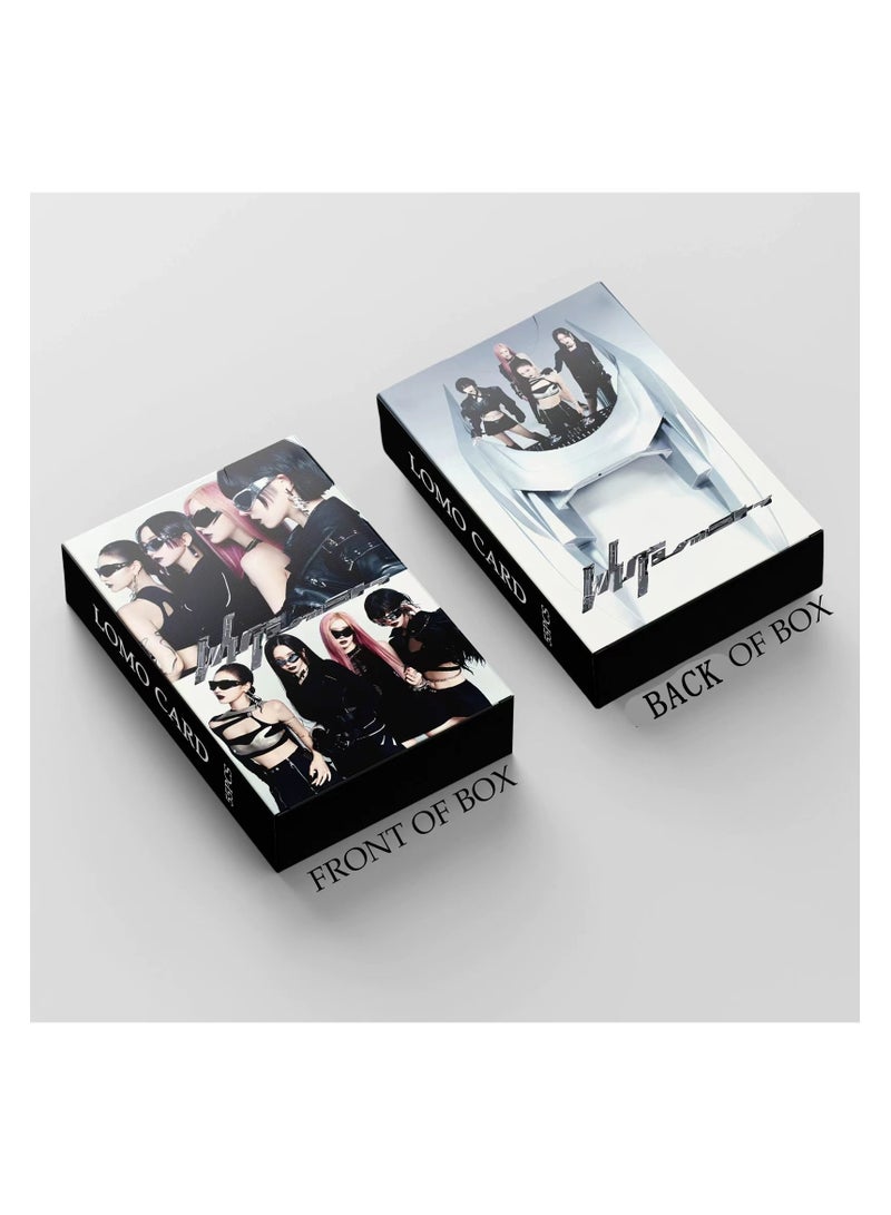 NIBEMINENT 55 Pcs Kpop AESPA Whiplash Lomo Cards Card For Fans Collection Gifts - Image 3