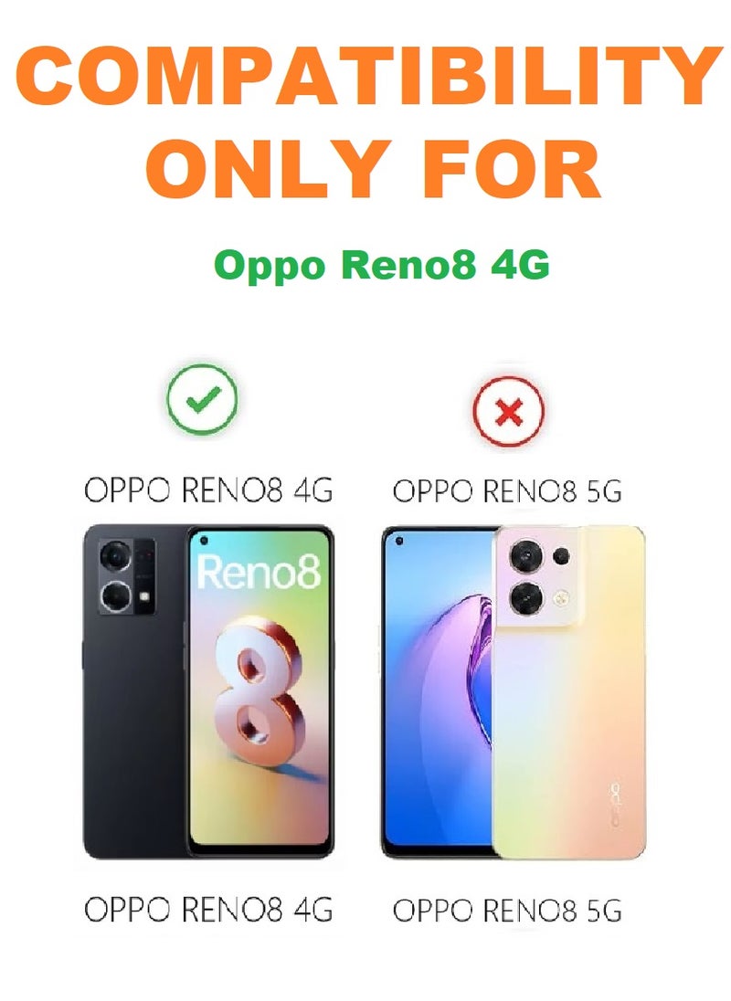 Super 2 Pieces  Tempered Glass Screen Protector Clear Designed For Oppo Reno8 4G Full Screen Coverage And Bubble Free - Image 3