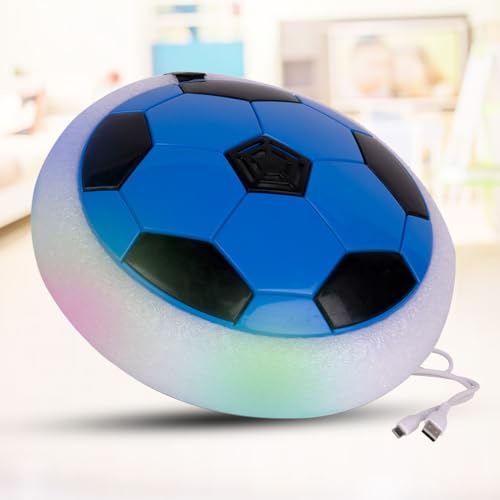 BUMTUM Hover Ball for Kids| Hover Football Indoor Electric Floating Hoverball Soccer |C-Type USB Rechargeable Battery Powered| Air Football Smart | Toy for Boys and Kids (2-10 Years, Blue) - Image 1