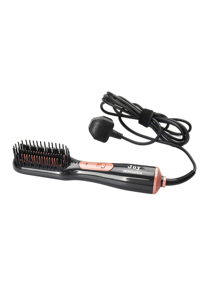 JOY CARE Hair Dryer Brush – 3-in-1 Hot Air Brush for Drying, Straightening & Volumizing | Lightweight Blow Dryer with Ionic Technology for Smooth & Frizz-Free Styling | Ideal for All Hair Types – Black - Image 2