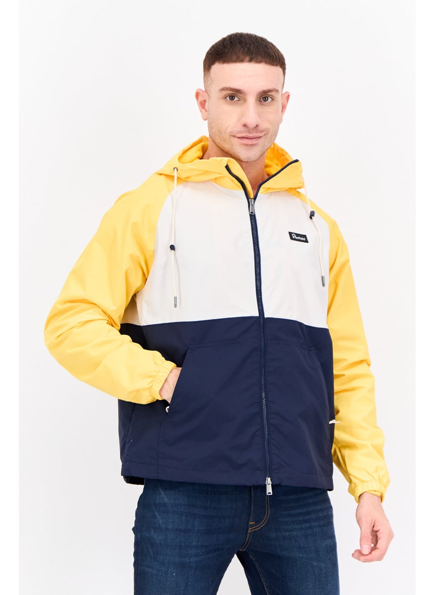 Penfield - Men Colorblock Windbreaker Jacket, White - Image 1