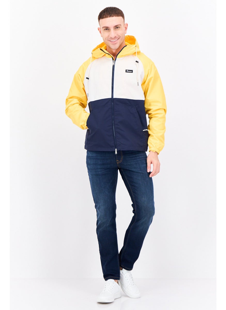 Penfield - Men Colorblock Windbreaker Jacket, White - Image 1
