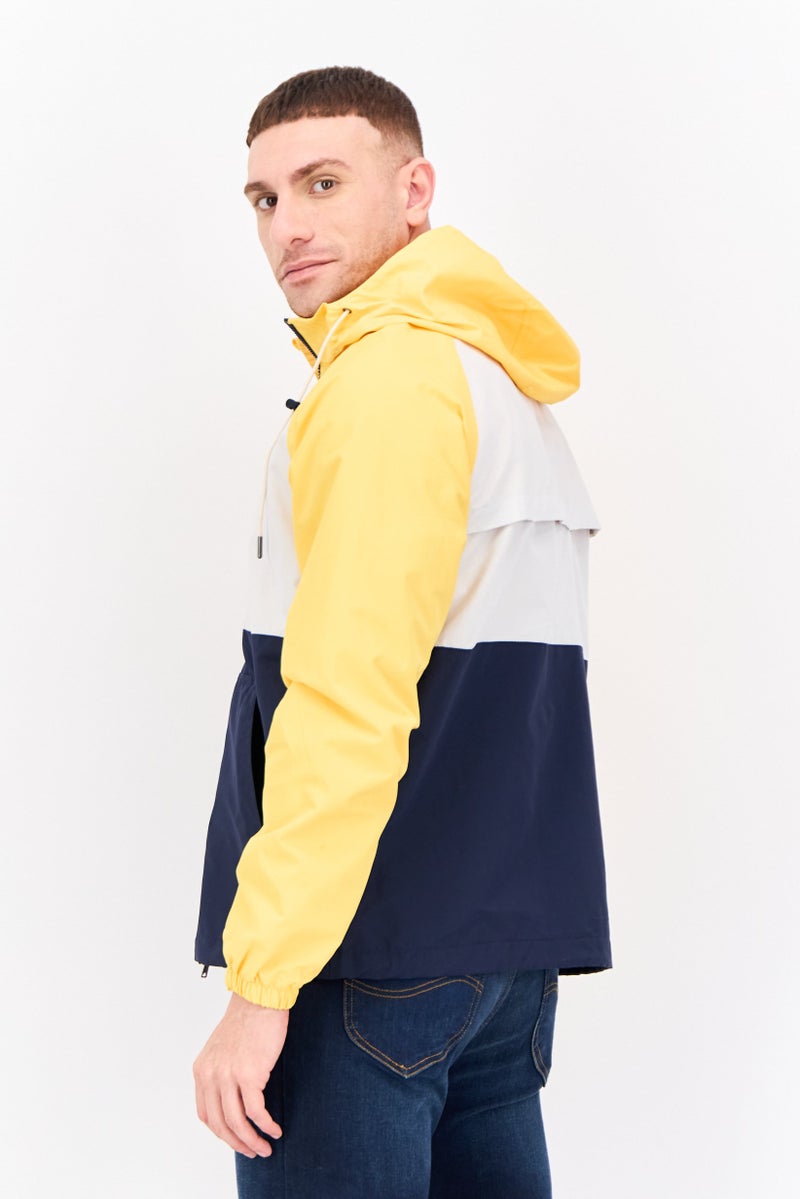 Penfield جاكيت واقي من الرياح بتصميم ملون للرجال، أبيض - Image 2