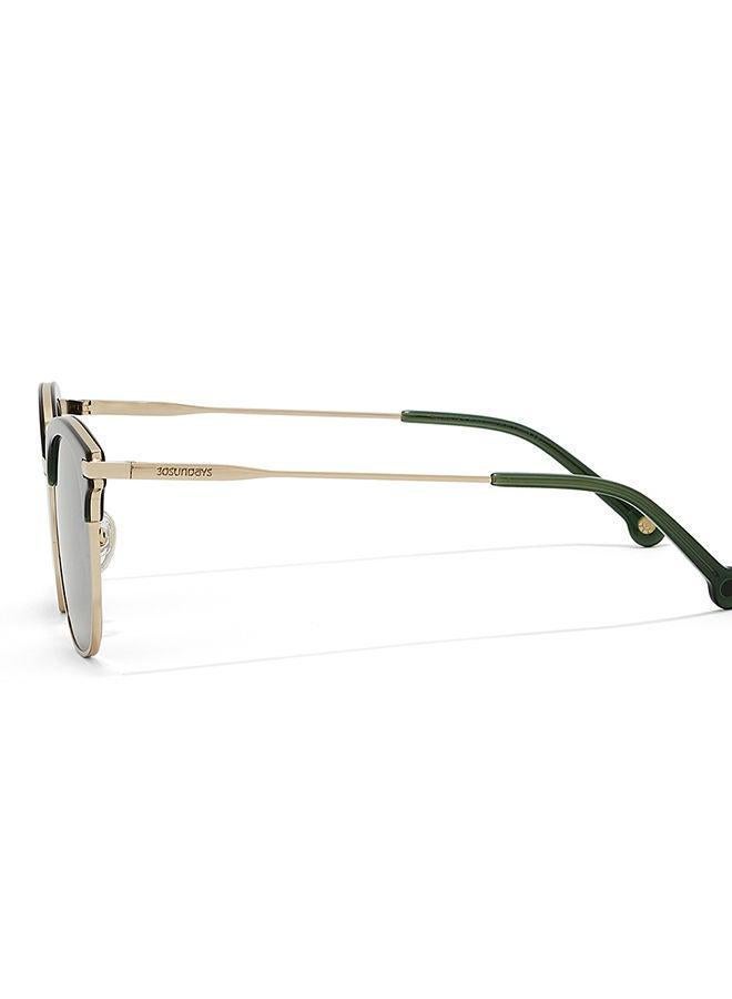 30 سندايز نظارات شمسية رجالي فوسيل مربعة بحماية  لون أخضر - Image 3