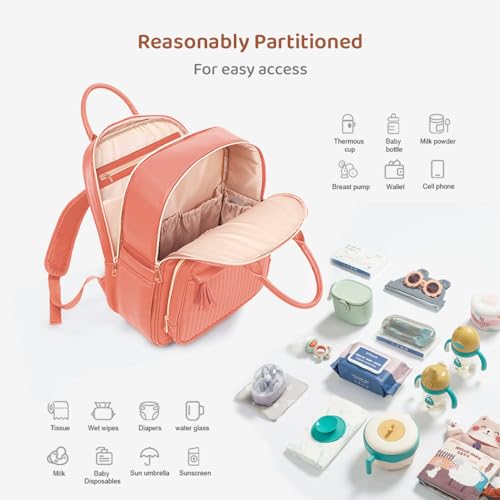 StarAndDaisy Baby Diaper Bag for Mothers/Mom Travel Maternity Backpack with Insulated Milk Bottle Pocket, Multi Compartments, Waterproof, Travel Friendly, Lightweight - Image 5