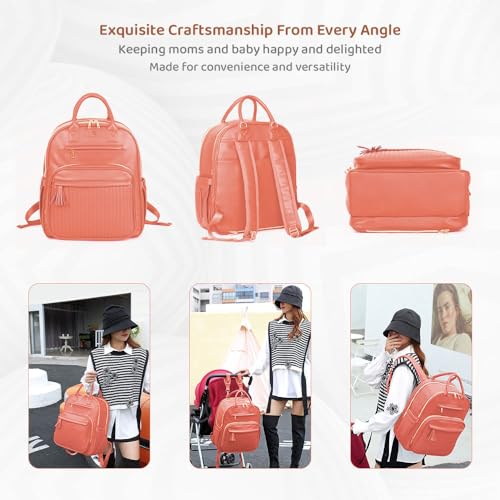 StarAndDaisy Baby Diaper Bag for Mothers/Mom Travel Maternity Backpack with Insulated Milk Bottle Pocket, Multi Compartments, Waterproof, Travel Friendly, Lightweight - Image 4