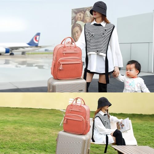 StarAndDaisy Baby Diaper Bag for Mothers/Mom Travel Maternity Backpack with Insulated Milk Bottle Pocket, Multi Compartments, Waterproof, Travel Friendly, Lightweight - Image 2