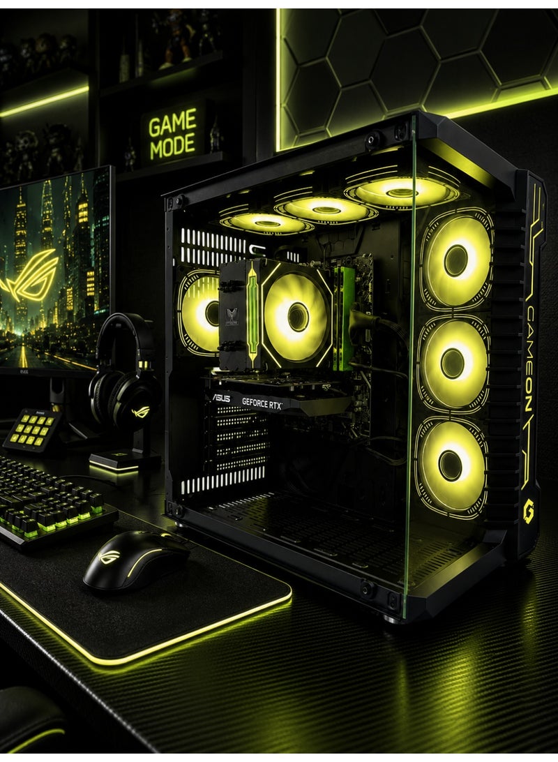 PC Gaming Computer Professional Build – GeForce RTX3050 6GB  Graphics Card - i5  12400F Processor - Motherboard  H610-A Gaming - Seven Fans - 16GB 3200MB RAM RGB and 1 TB MEMORY M.2 with Windows 11  - wifi - Image 2