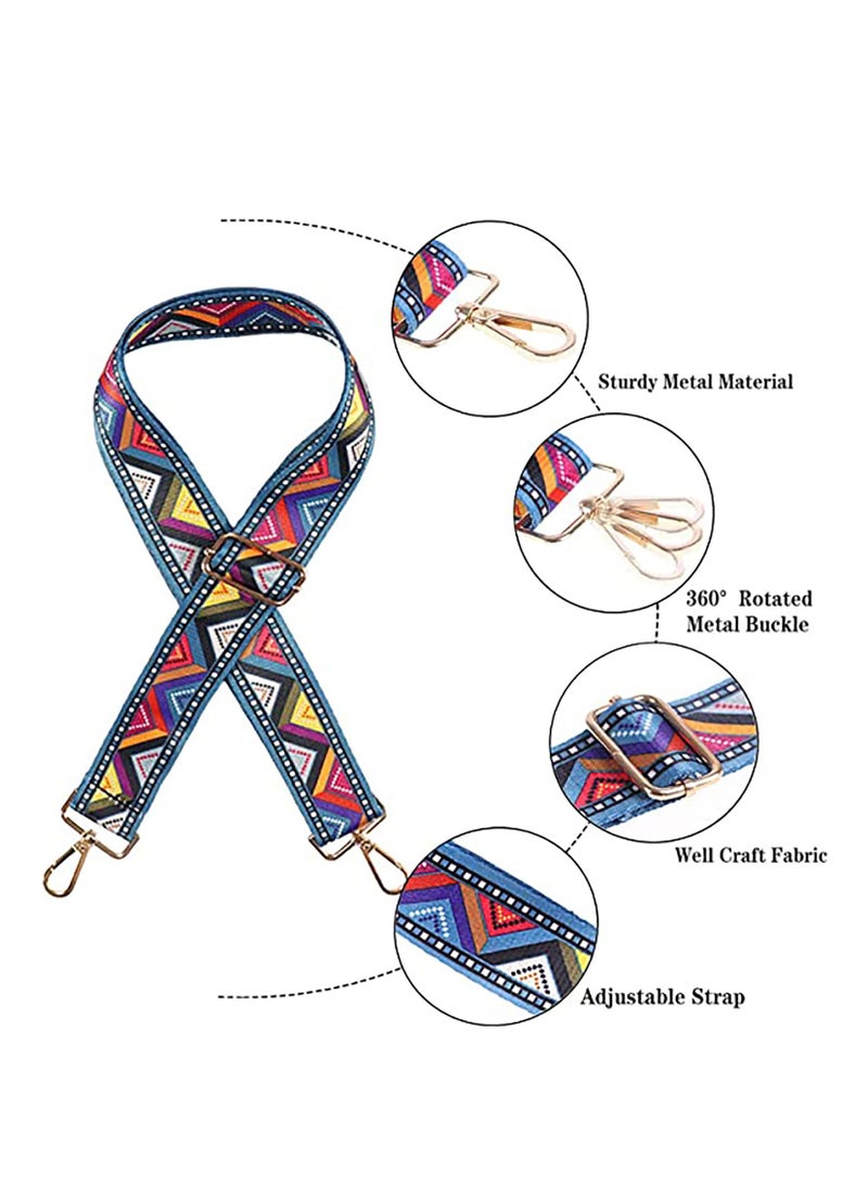 SYOSI 5 Pcs Purse Strap Replacement Adjustable Wide Shoulder Crossbody Handbags Canvas Shoulder Bag Guitar Straps Belt - Image 4