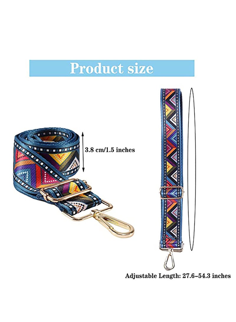 SYOSI 5 Pcs Purse Strap Replacement Adjustable Wide Shoulder Crossbody Handbags Canvas Shoulder Bag Guitar Straps Belt - Image 5