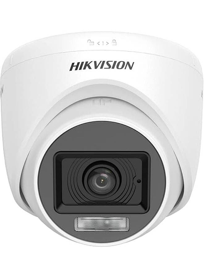 هيك فيجن كاميرا HIKVISION 2 ميجا بكسل ذات برج ثابت مع صوت وإضاءة مزدوجة - Image 1