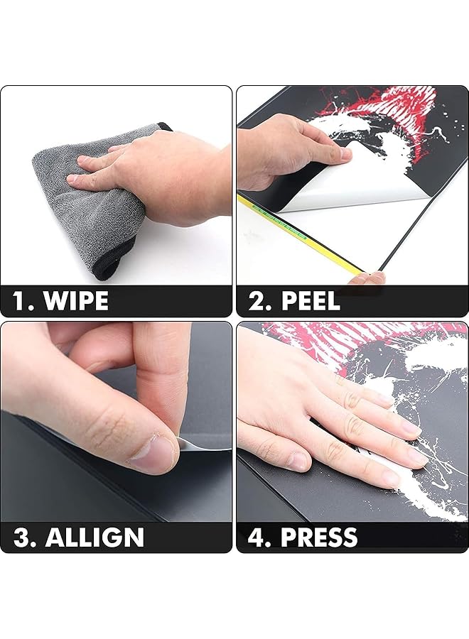 Beauenty Skin For Playstation 5 Slim Disc Version Sticker For Ps5 Vinyl Decal Cover For Playstation 5 Controller Full Wrap Skin Protective Film Sticker Compatible With Ps5 Slim Disk Edition - Image 5