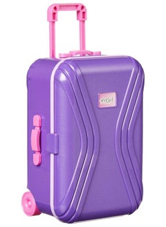 Click N' Play 18” Doll Travel Carry On Suitcase Luggage 7 Piece Set Includes Travel Gear Accessories Photo Camera Sunglasses And Passport Pretend Play Toys For Kids Doll Is Not Included  - Image 4