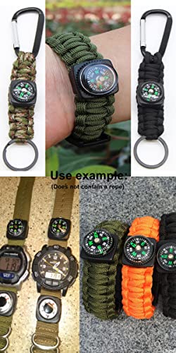 ZoloAJay 20 Pack Button Compass Mini Pocket Oil Filled Compass for Kids Hiking Survival Watch Band Paracord Camping Outdoor Activities Accessory Size Dia. 20mm - Image 5
