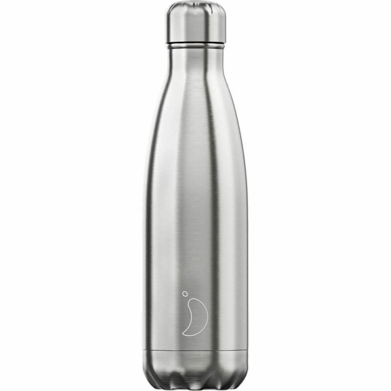 Chilly's | Water Bottle | Stainless Steel | 500ml | Silver - Image 1