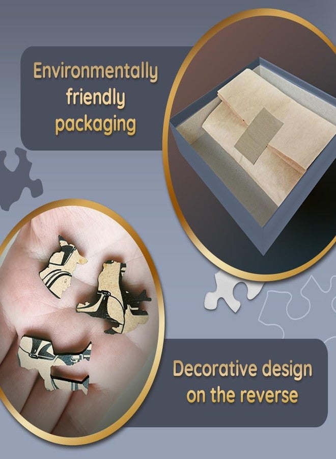 Trefl Star Wars The Mandalorian Wood Craft 160 Piece Jigsaw Puzzle Irregular Shapes, 10 Special Puzzles, Modern Premium Jigsaw, for Adults and Children from 14 Years Old - Image 5