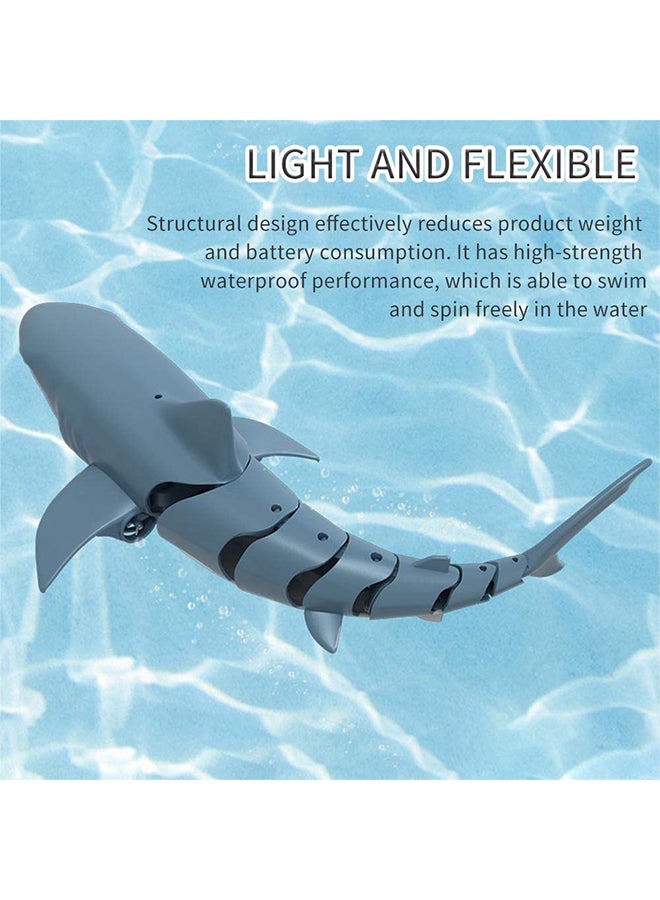 Mini Underwater Flexible Rich Detailing Swim Shark With Remote Control For Kids - Image 3