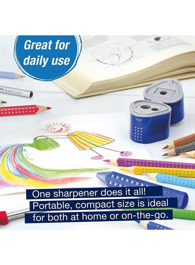 Faber-Castell Grip Trio Sharpener Arts and Crafts, Multi