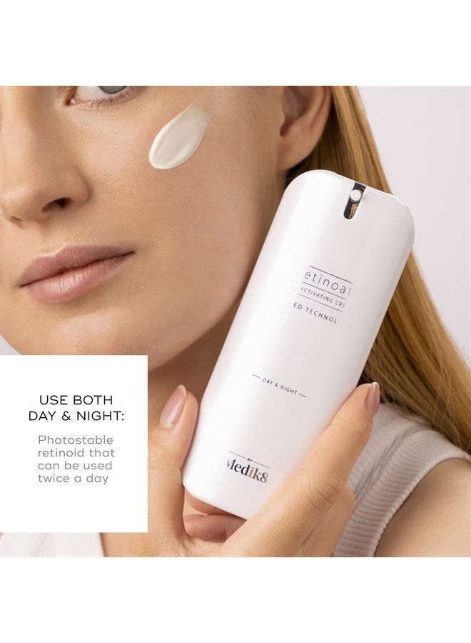 Medik8 سيروم فيتامين أ - R-Retinoate نهارًا وليلاً - ترطيب مكثف، شفاء، وزيادة حجم البشرة - يقلل من الخطوط الدقيقة، التجاعيد، وعلامات الشيخوخة الأخرى - مزيج فيتامين C ناعم ولطيف - 1.7 أونصة - Image 2