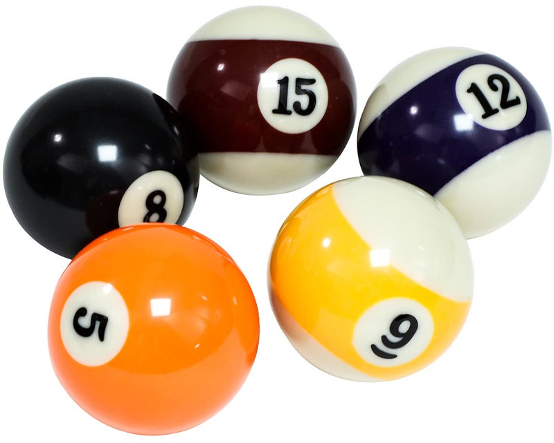 YDDS Billiard Balls Set 2-1/4" Regulation Size Pool Table Balls for Replacement (16 Resin Balls) - Image 5
