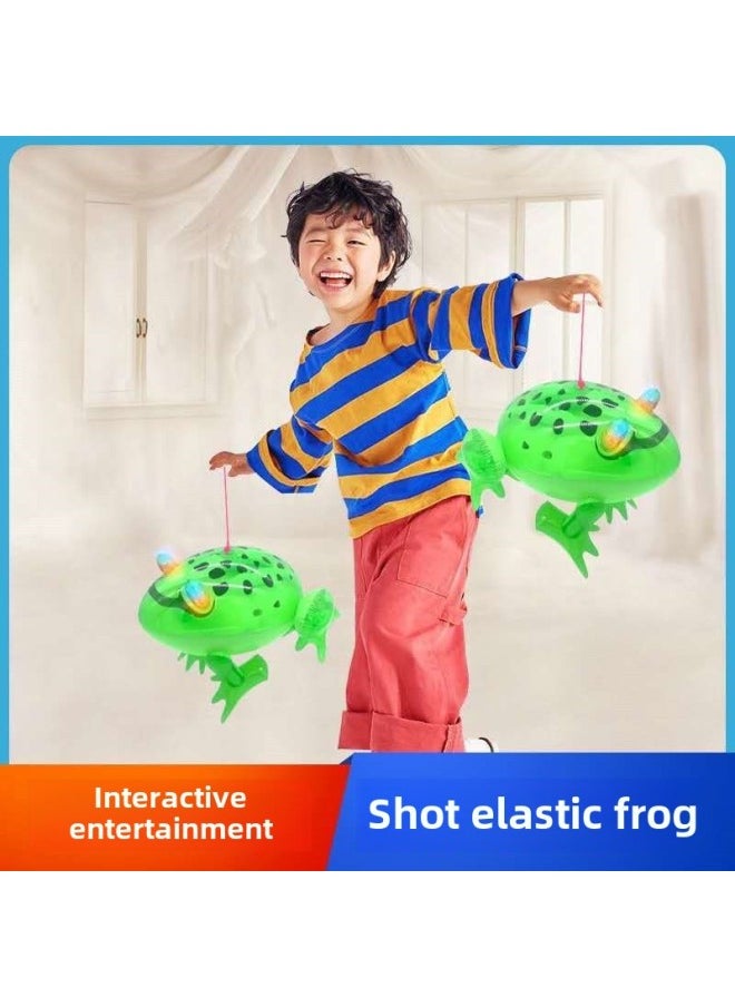 Net Red Frog Balloon Inflatable Frog Luminous Toad Frog Cub Inflatable Toy Small Frog Inflatable Wholesale-Color:Colored Thousand Ton Hammer  - Image 4
