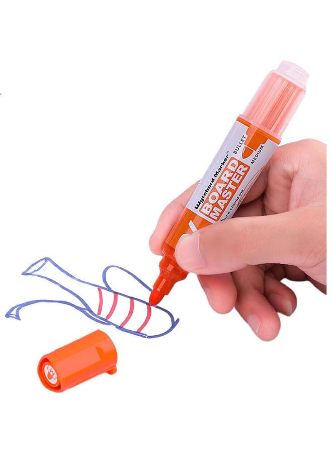 Pilot Whiteboard Marker Large Capacity V-Board Liquid Ink Water-Based Erasable Stationery Wbmavbm-M-R Bold Tip Red - Image 3