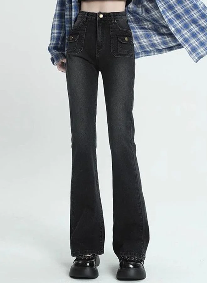 YUNIQEE Blue Cotton Slim Fit High-Rise Jeans