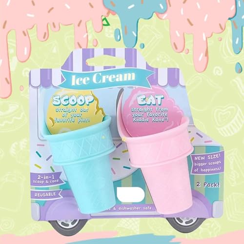 DAONPHARI Ice Cream and Popsicle Tool Set | 2-in-1 Functionality | Reusable & Durable | Kid-Friendly Design | Versatile Use - Image 1
