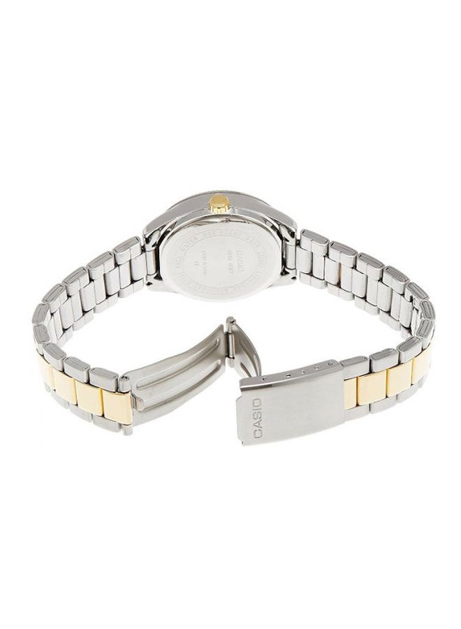 CASIO Women Stainless Steel Analog Watch LTP-1183G-7ADF - 28 mm - Silver/Gold - Image 2