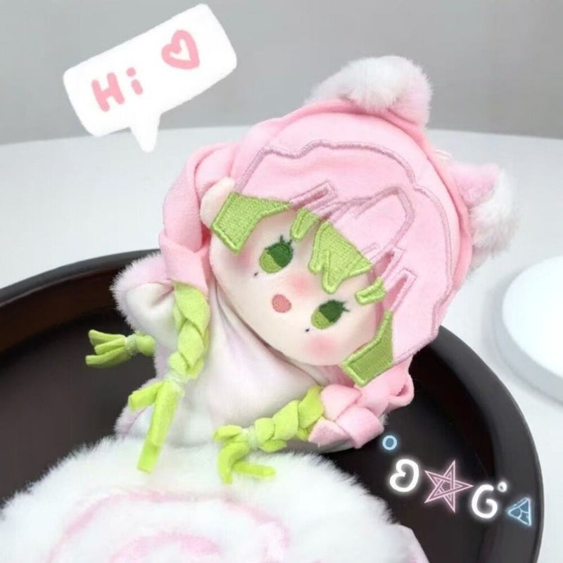 Demon Slayer 15cm Cotton Plush Doll with Bean Bag Body and Hanging Loop - Image 1
