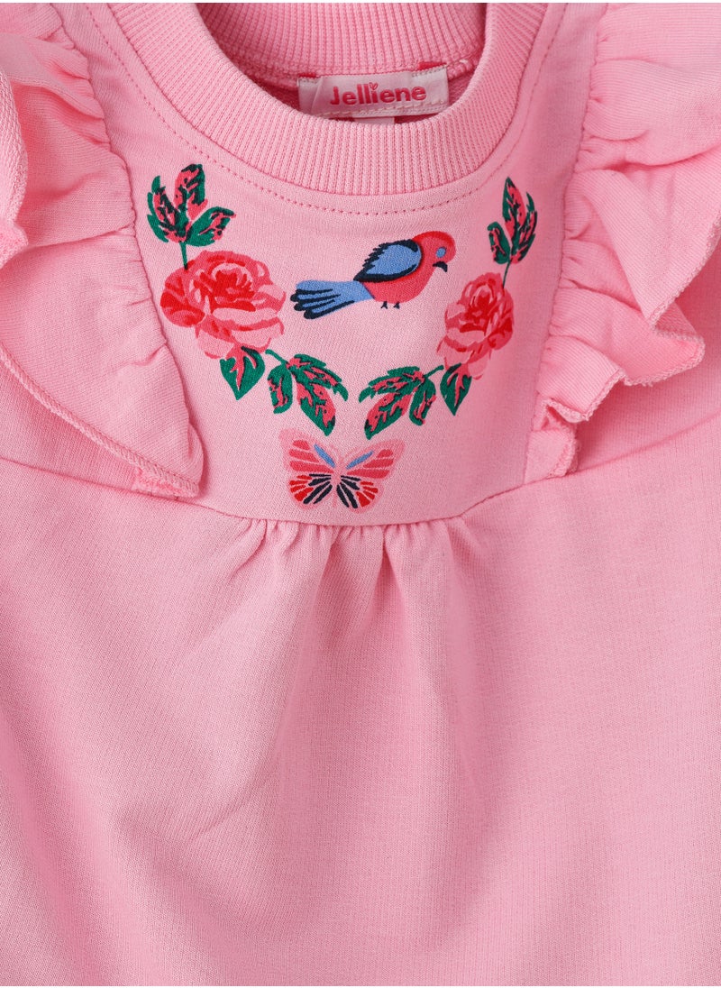 Jelliene Snuggle-Worthy Knitted Sweatshirt for Baby Girls  - Image 3