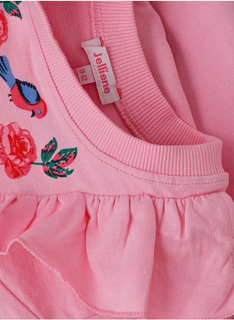 Jelliene Snuggle-Worthy Knitted Sweatshirt for Baby Girls  - Image 4