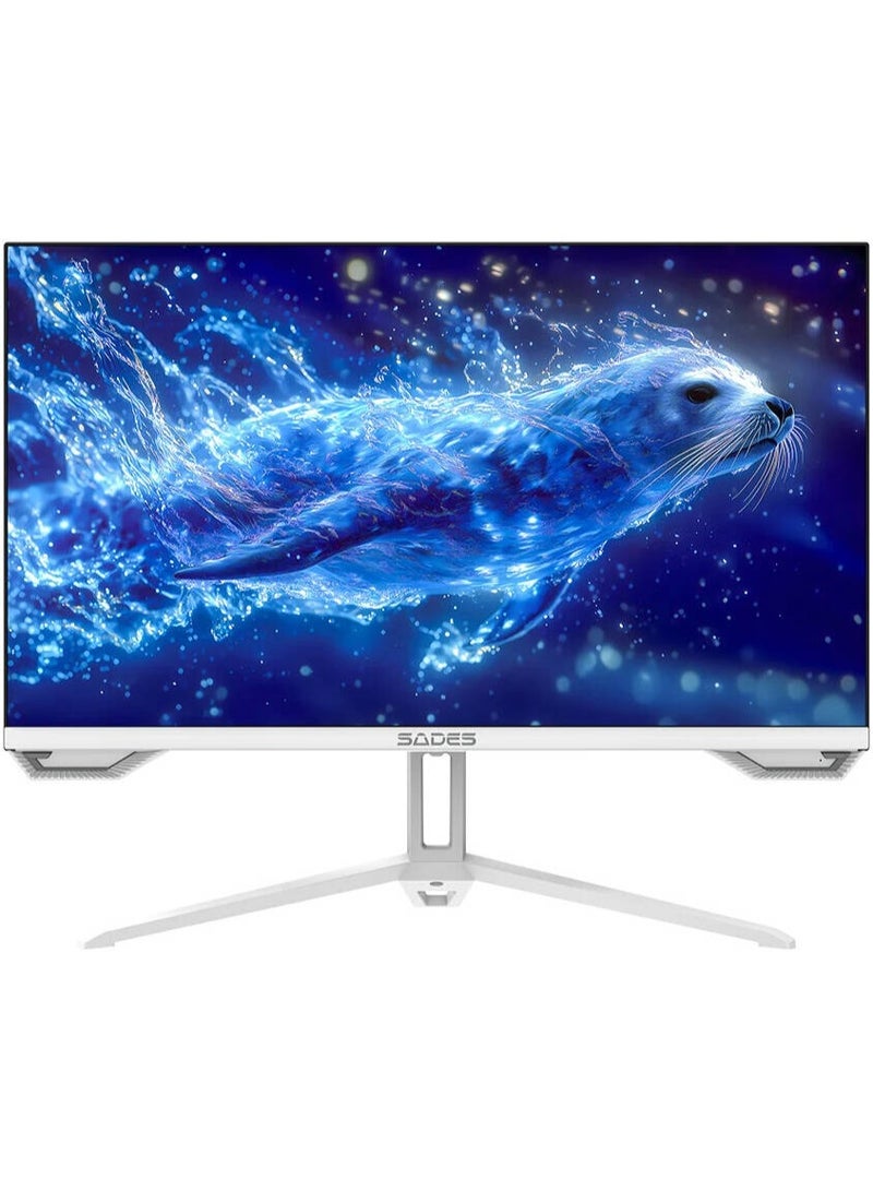 SADES SL-Sealion-24 PLUS 24" FHD 165Hz IPS Gaming Monitor - White - Image 1