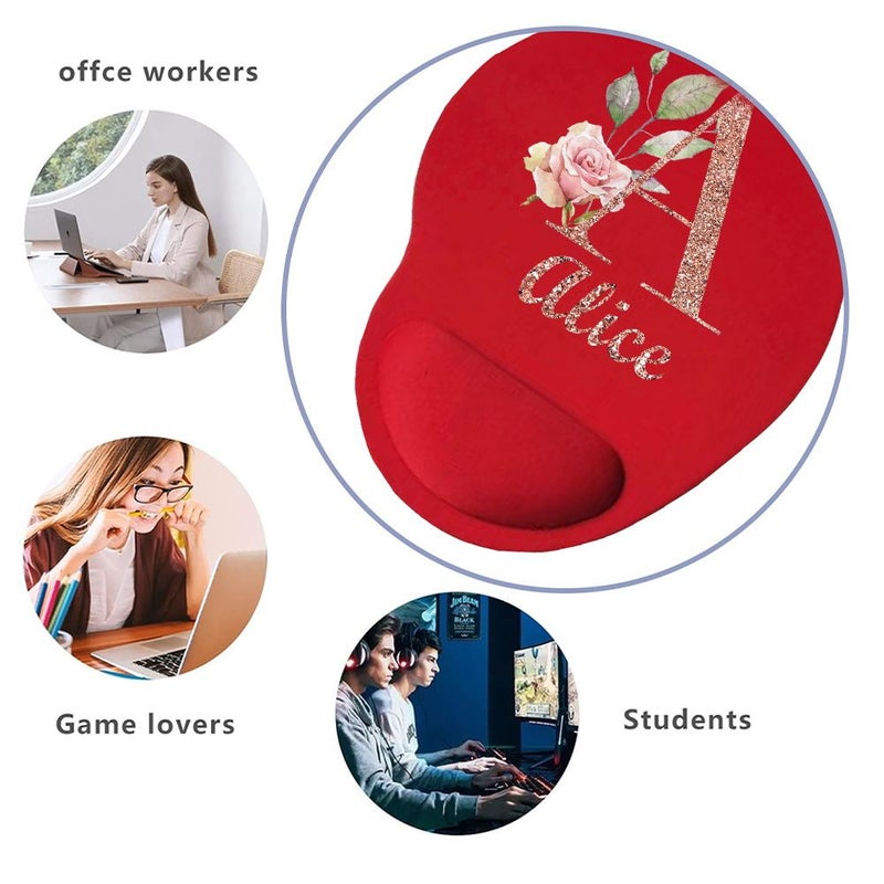 Custom Made Personalized Mouse Pad For Laptops With Comfortable Wrist Support Durable High Quality Material Gaming Office Use Style B - Image 5