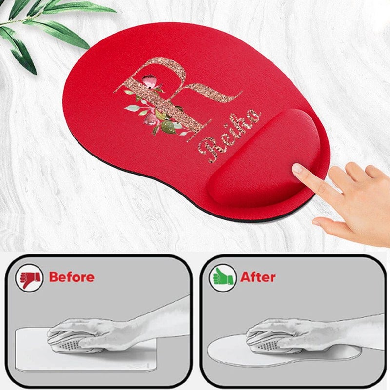 Custom Made Personalized Mouse Pad For Laptops With Comfortable Wrist Support Durable High Quality Material Gaming Office Use Style B - Image 4