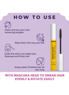 Sanfe Quick Slick Hair Finishing Stick For Women | Anti Flyaway For Smooth, Non-Greasy, And Non-Oily Look | Non-Sticky, Leaves No Residue| For Frizzy And Baby Hair Fix 9Ml  - Image 5